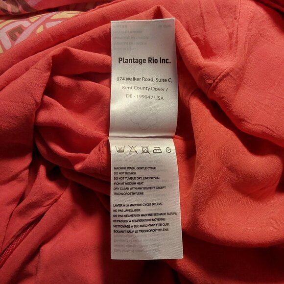 Farm Rio Red Tiki Bananas Tiered Maxi Sundress - Large - Great Condition - Picture 10 of 11